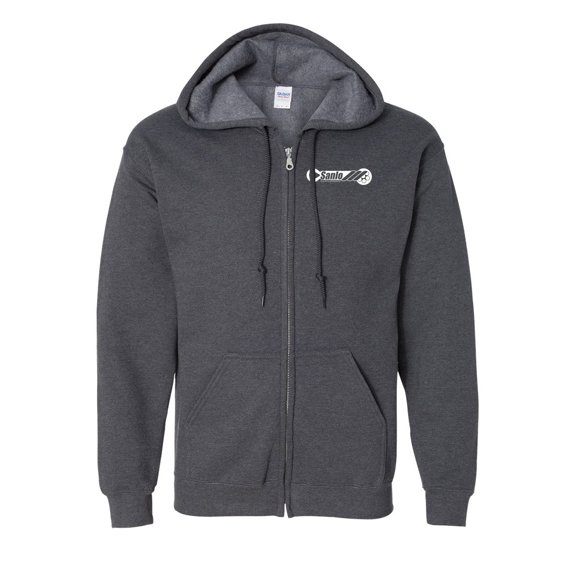 Full Zip Hooded Sweatshirt - Sanlo