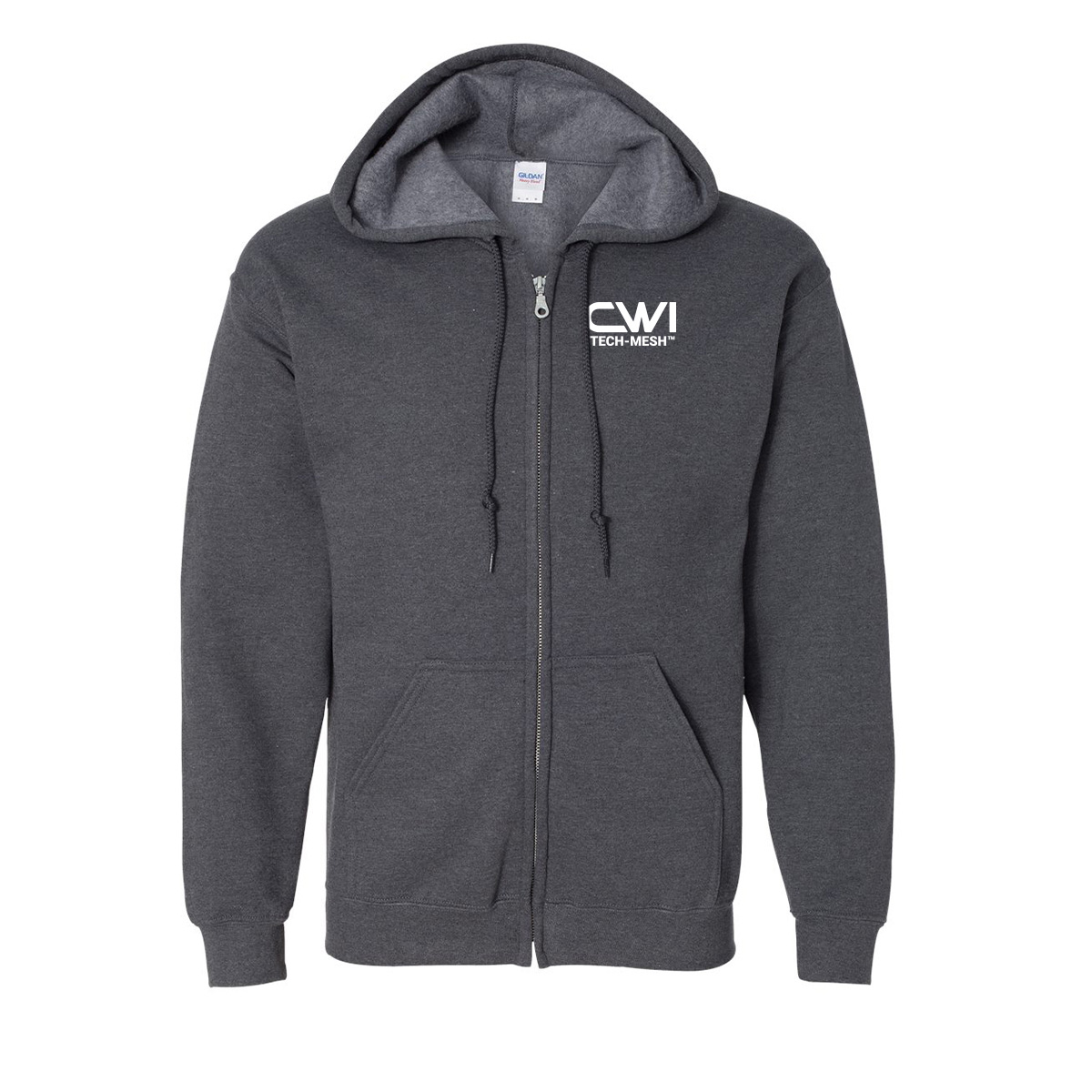 Full Zip Hooded Sweatshirt - Tech Mesh