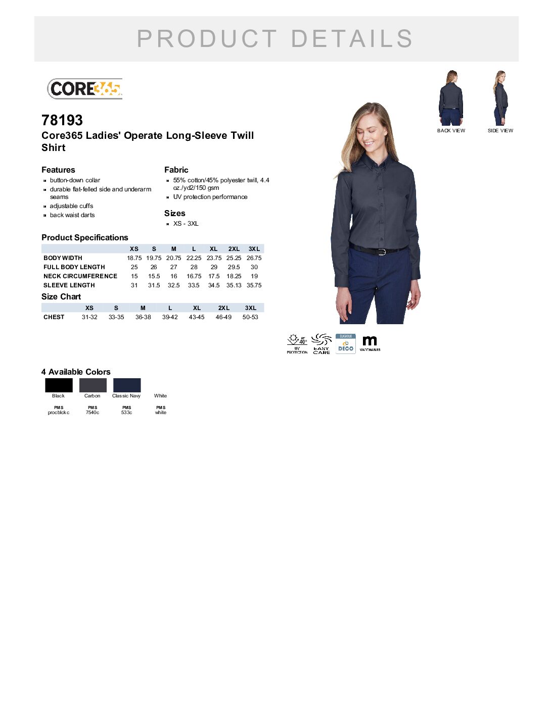 Women's Dress Shirt - Sanlo - Image 2